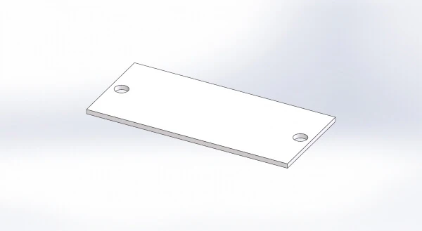 1/2″ Filler Plate for Wide VSW Consoles - Image 2