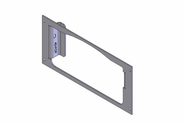 1-Piece Equipment Mounting Bracket, 4″ Mounting Space, Fits Feniex C-4200 - Image 2