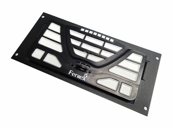 1-Piece Equipment Mounting Bracket, 4″ Mounting Space, Fits Feniex C-4200 - Image 3