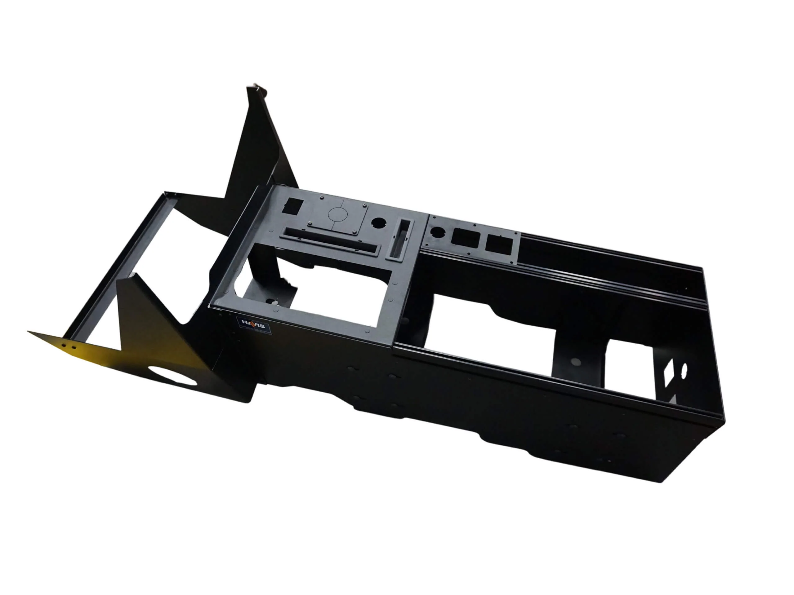 12.5 Wide 20 Vehicle Specific Angled Console For 2022 2023 Ford F 150 Lightning Vehicle - Image 2