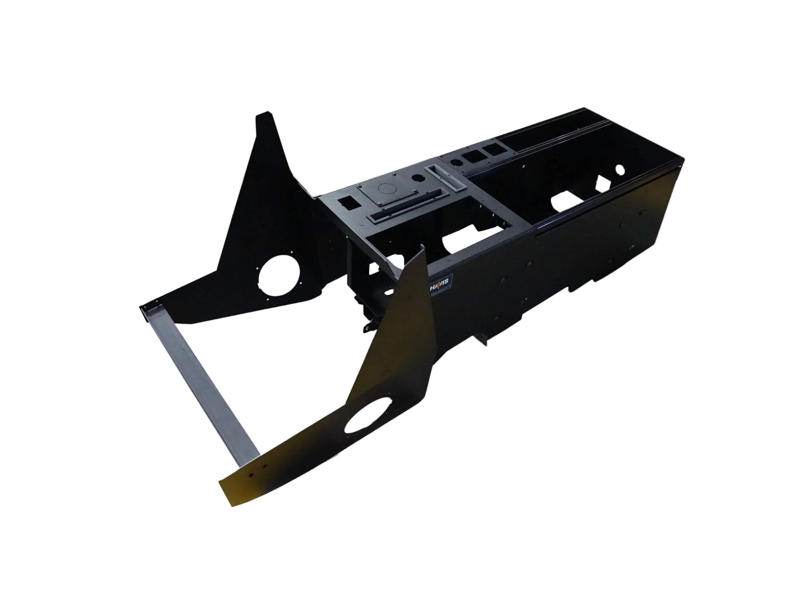 12.5 Wide 20 Vehicle Specific Angled Console For 2022 2023 Ford F 150 Lightning Vehicle - Image 4