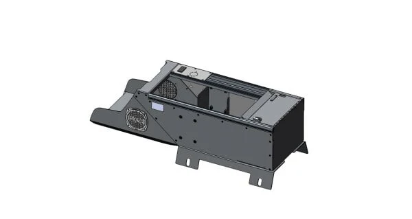 12.5 Wide Flat 19  Vehicle Specific Console With Printer Mount For 2019 2023 Chevrolet Silverado And GMC Sierra - Image 2