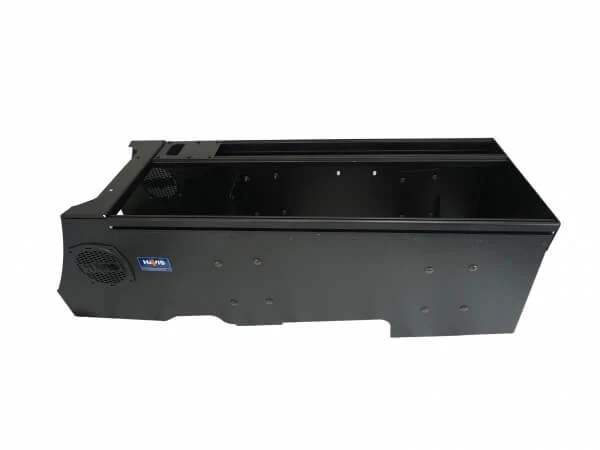 12.5 Wide Flat 30 Vehicle Specific Console For 2017 2022 Ford F 250  350 450 XL And XLT Super Duty Pickup  F 450 And 550 Cab Chassis  2015 2020 F 150 SSV  2018 2020 F 150 Responder 2015 2020 Ford F 150 XL And XLT Pickup - Image 4