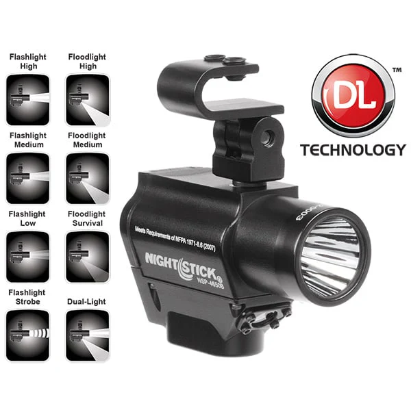 Bayco Nightstick Helmet Mounted Dual Light Flashlight - Image 3