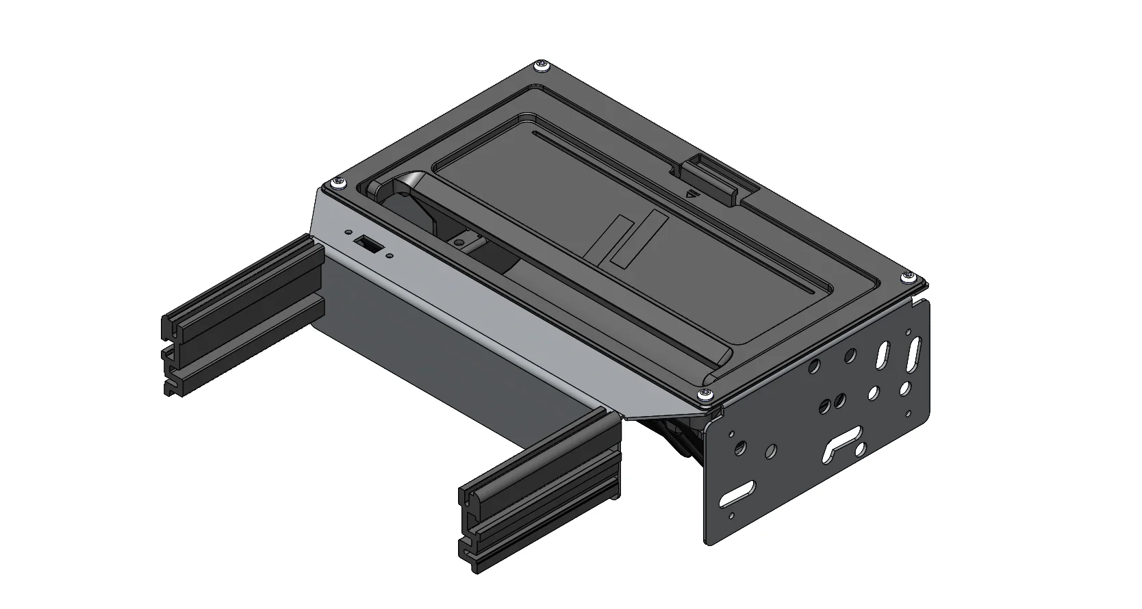 Brother PocketJet 6 & 7 Printer Mount for 2020-2025 Ford Interceptor Utility Consoles - Image 4