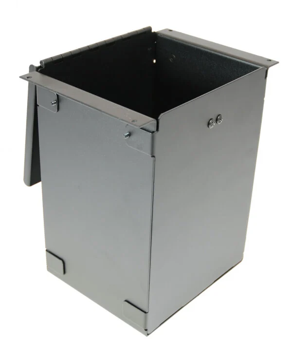 6″ Accessory Pocket W/Hinged Lid & Lock, 9.5″ Deep - Image 2