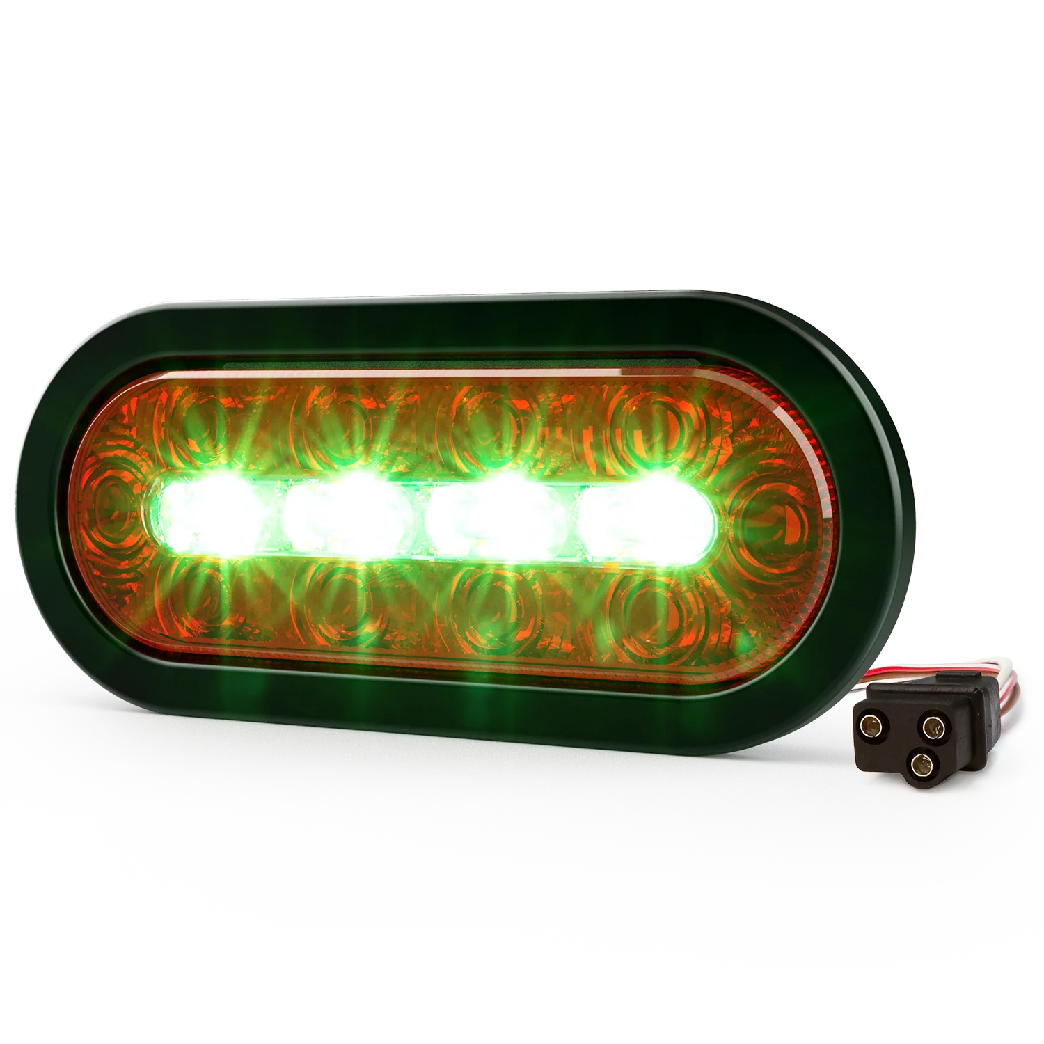 ECCO ED3000 SERIES Stop-Tail-Turn-Reverse and Warning Light Combo A/G Oval - Image 2