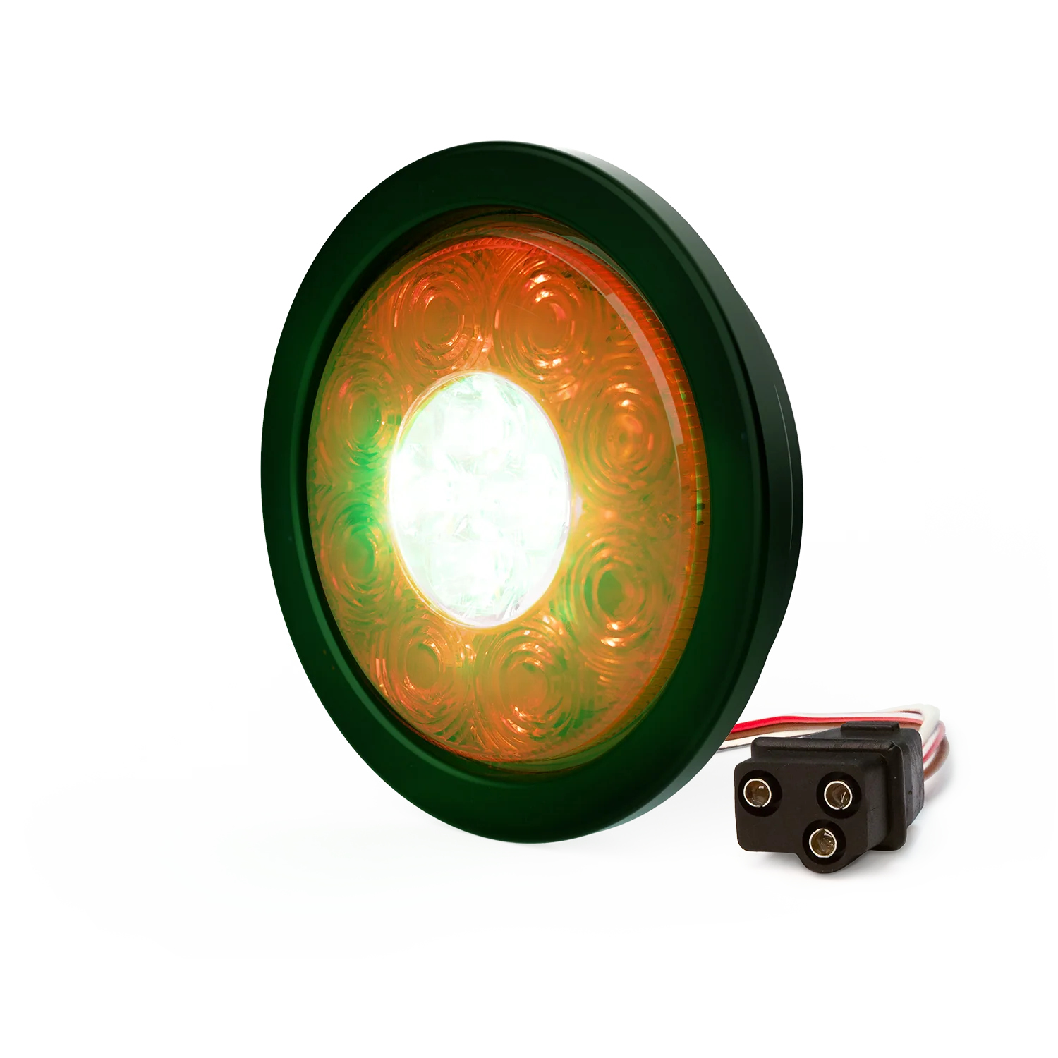ECCO ED3000 SERIES Stop-Tail-Turn-Reverse and Warning Light Combo Round
