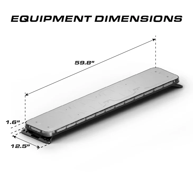 Feniex 60" Quantum® 2.0 5 Color LED Lightbar - Image 3