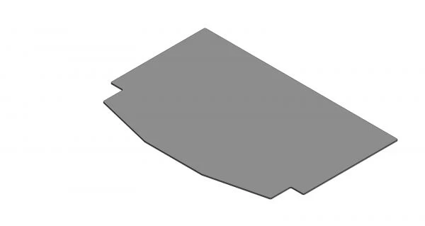 Full Width Trunk Tray Rubber Mat Option for C-TTP-INUT Series - Image 2
