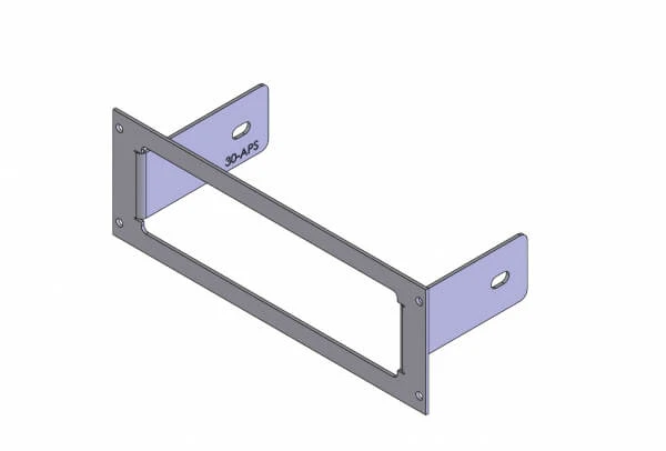 Havis 1-Piece Equipment Mounting Bracket, 3″ Mounting Space, Fits Motorola APX-4500 Self-contained Radio