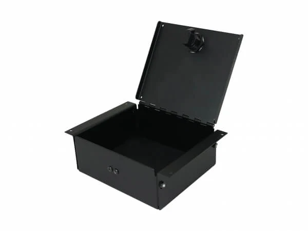 Havis 6″ Accessory Pocket W/Hinged Lid & Lock, 2.5″ Deep
