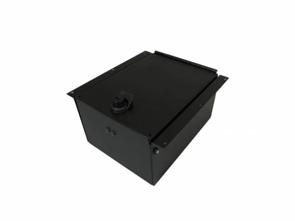 Havis 9″ Accessory Pocket W/Hinged Lid & Lock, 4.5″Deep