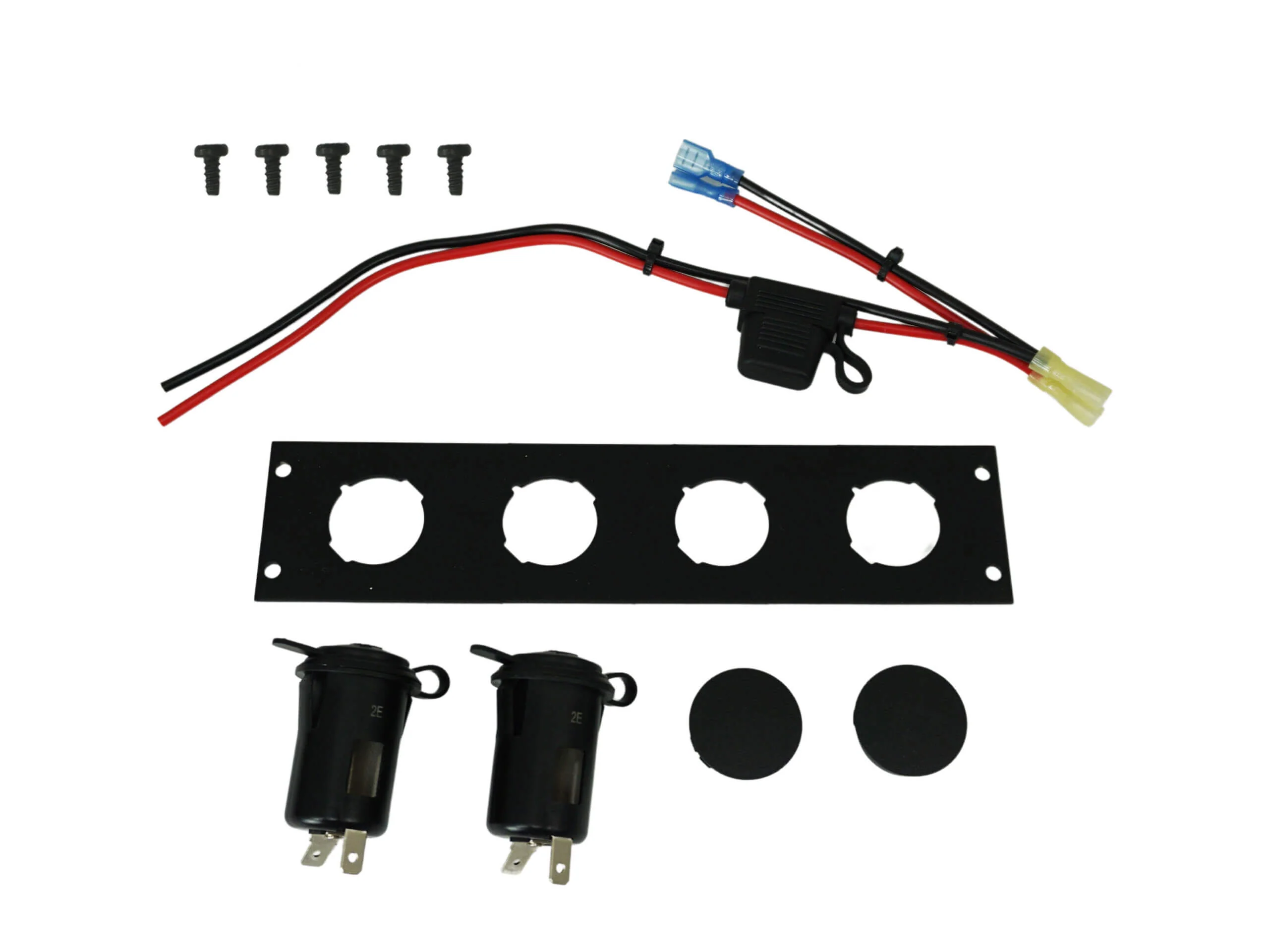 Havis Console Accessory Bracket Kit with 2 Lighter Plug Outlets