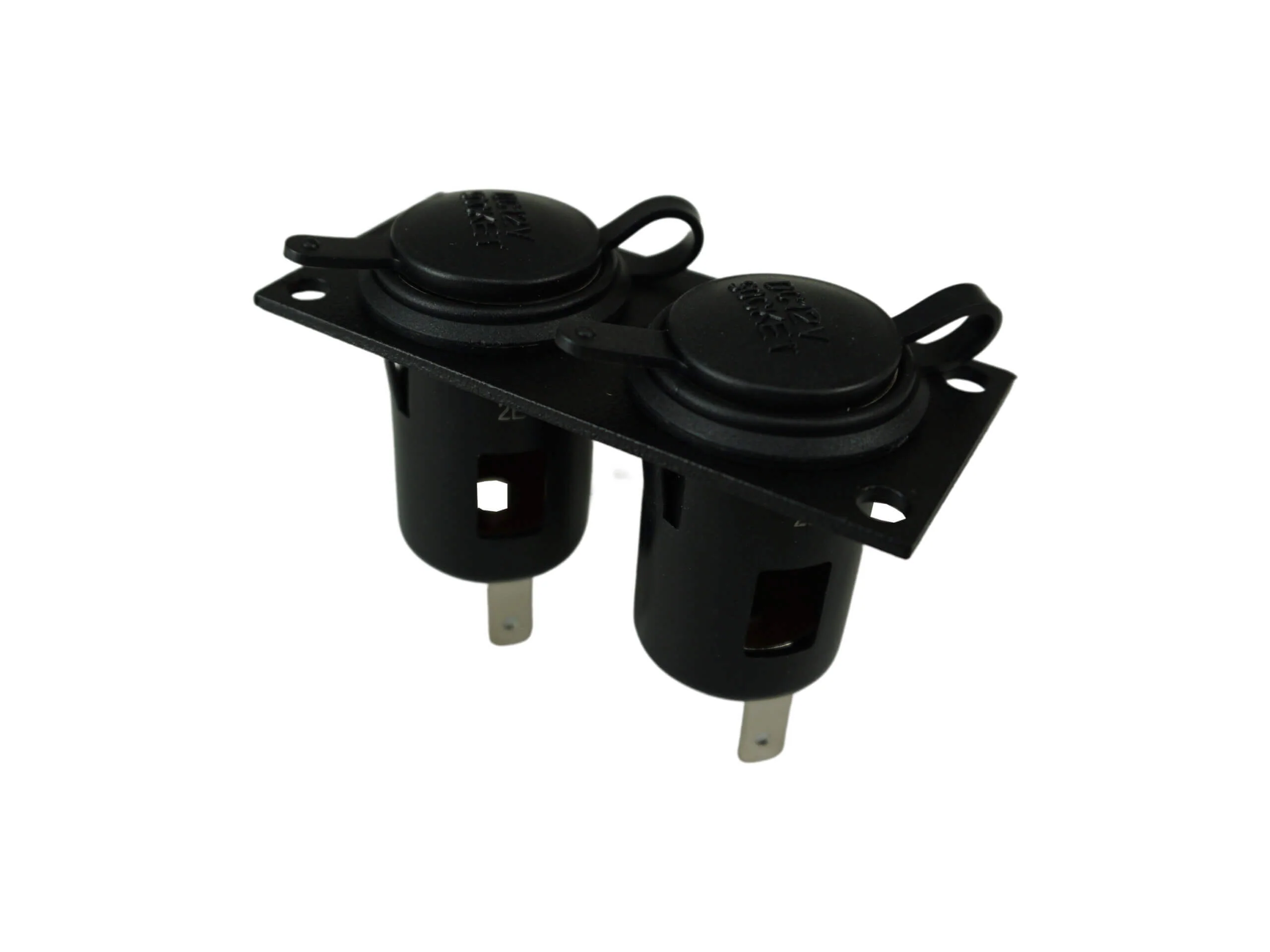 Havis Dual Lighter Plug Socket Bracket w/ 2 Lighter Plugs for Wide VSW Consoles - Image 3