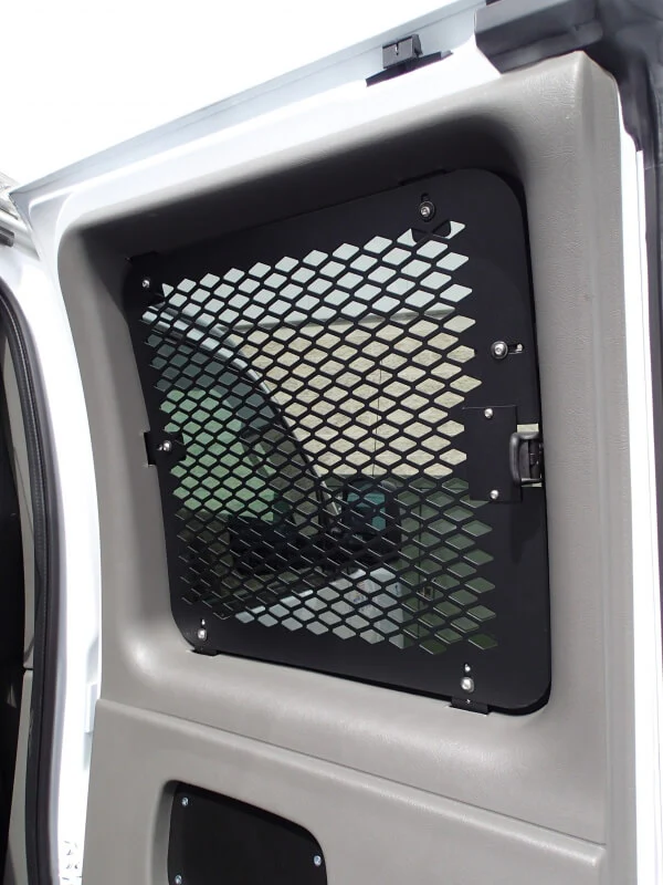 Havis Interior Window Guard Kit For 1997-2025 Chevrolet G-Series Extended Length Van With Swing Out Side Doors, 8 Windows, 15 Passenger, Dual Pull Out Doors - Image 4