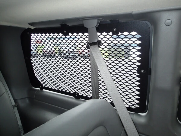 HAVIS Interior Window Guard Kit For 1997-2025 Chevrolet G-Series Standard Length Van With Swing Out Side Doors, 8 Windows, 12 Passenger - Image 3