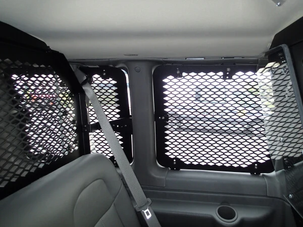 HAVIS Interior Window Guard Kit For 1997-2025 Chevrolet G-Series Standard Length Van With Swing Out Side Doors, 8 Windows, 12 Passenger - Image 5