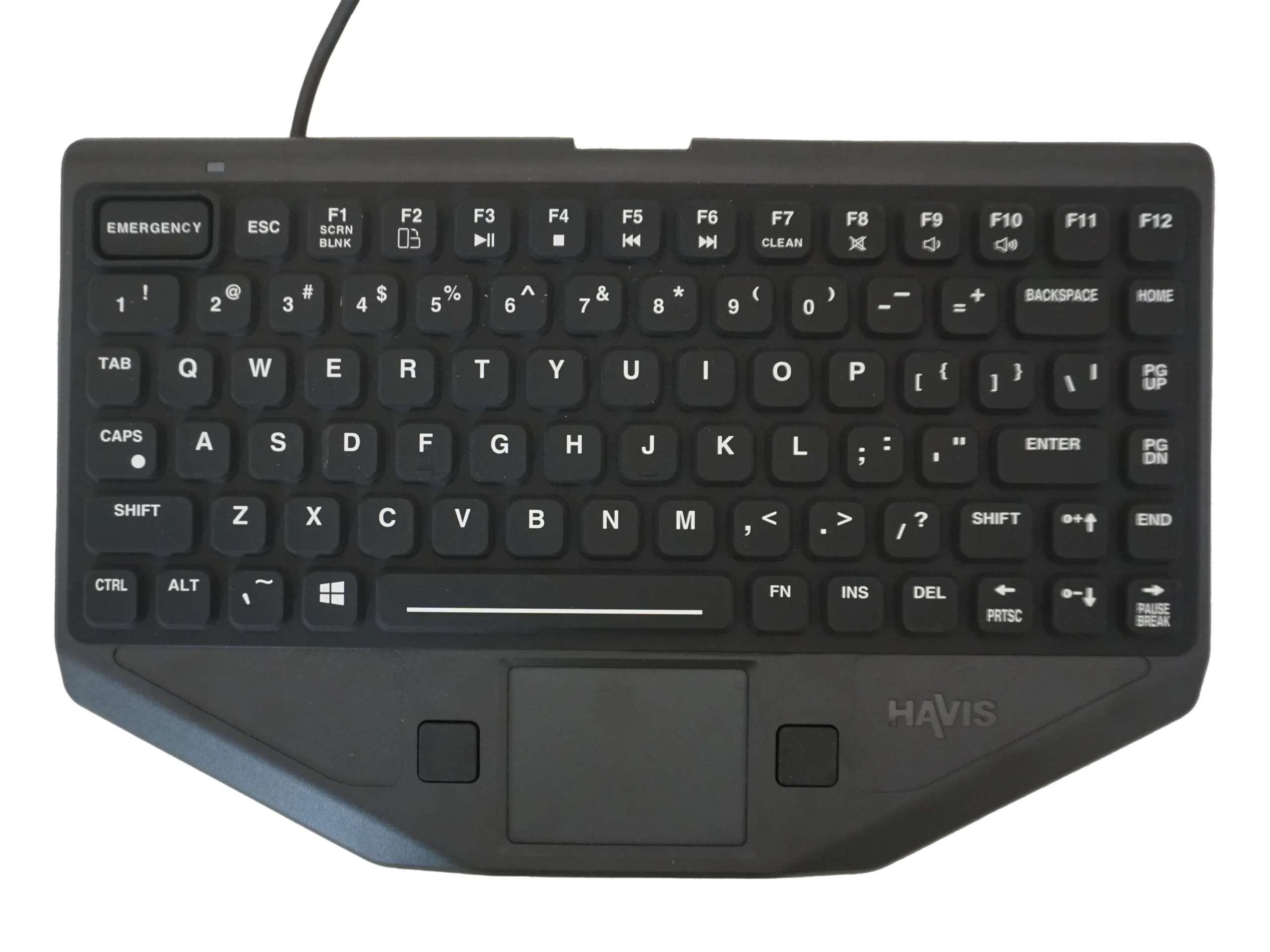 Havis Rugged Keyboard with Emergency Key