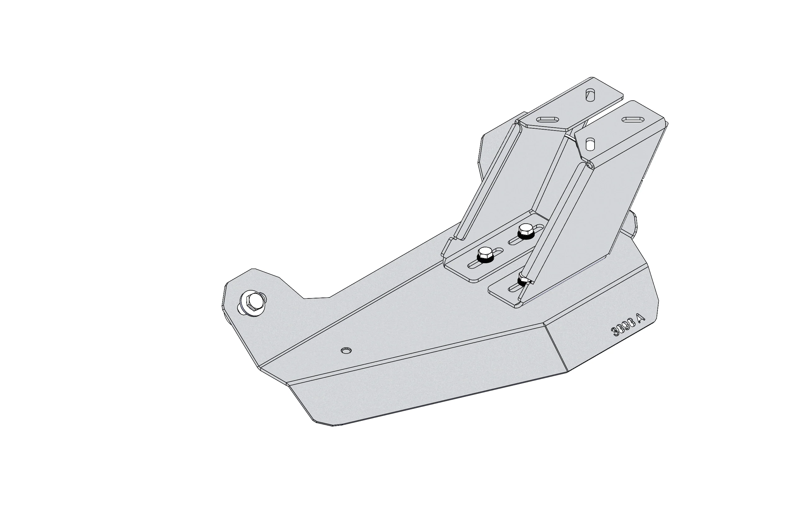 Heavy-Duty Mount For Dodge 2011-2025 Durango, & Jeep 2011-2022 Grand Cherokee Model Code WK - Image 4