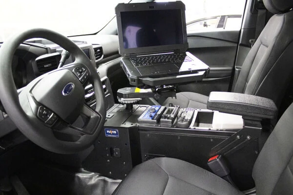 Internal Pole Mount for 2020-2025 Ford Interceptor Utility Flat Console - Image 3