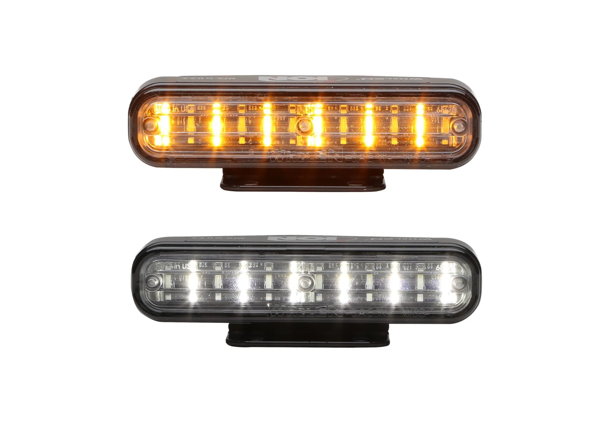Whelen ION DUO™ Series Linear-LED® Universal Light -- Black Housing with Smoked Lens - Image 2