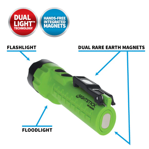 Nightstick Dual-Light Flashlight w/Dual Magnets - 3 AA - Image 2