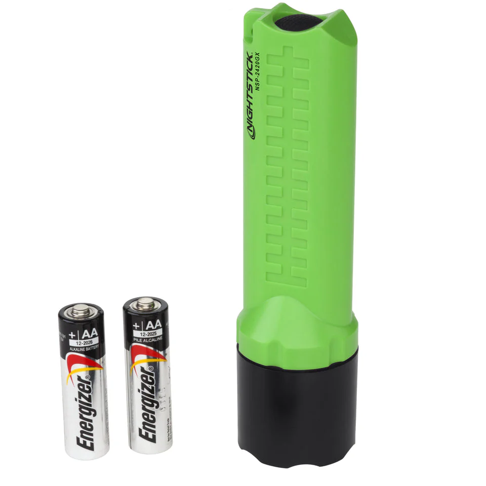 Nightstick Flashlight - 3 AA Green - Image 4