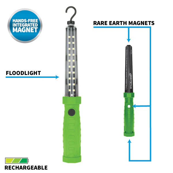 Nightstick Rechargeable LED Work Light - Green - Image 4