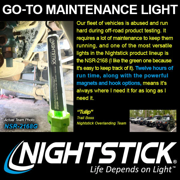 Nightstick Rechargeable LED Work Light - Green - Image 5