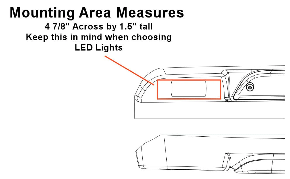 Sound Off Signal 3rd Brake Light Bezel - Image 2