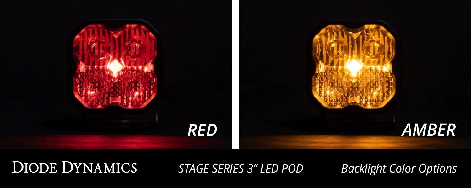 SS3 SAE/DOT White Pro LED Pod (pair) - Image 4