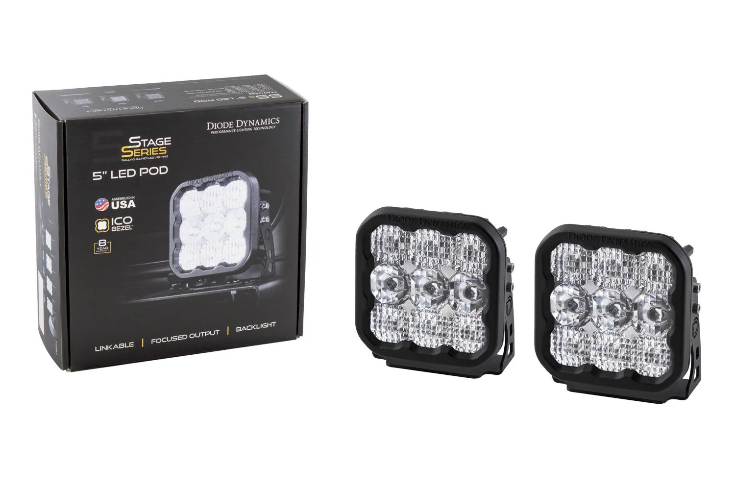 Stage Series 5" SAE/DOT Light Pod | Diode Dynamics - Image 3