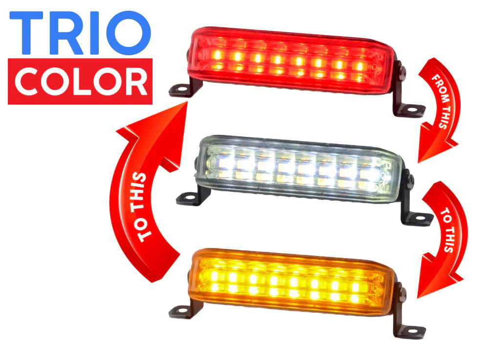 Strobes N' More Dual & Trio Color X8 LED Lighthead - Image 3