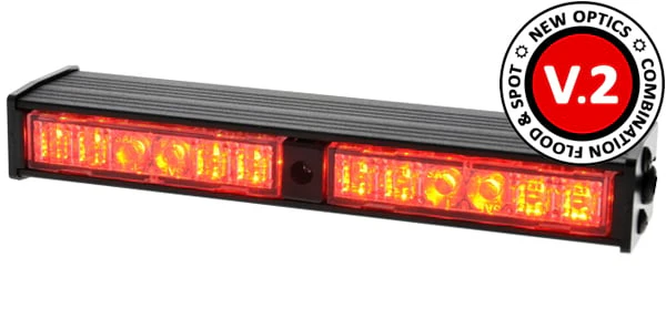 Strobes N' More E62 LED Stick with REMOVABLE OPTICS!