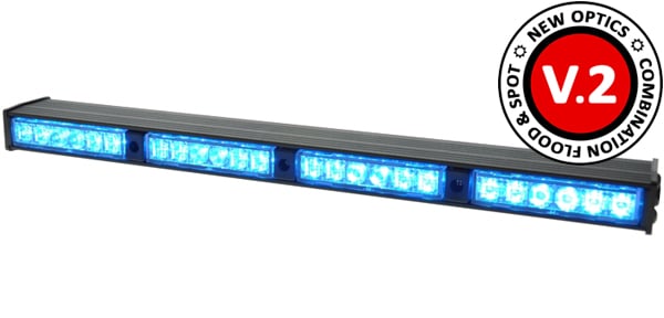 Strobes N' More E64 LED Stick with REMOVABLE OPTICS!