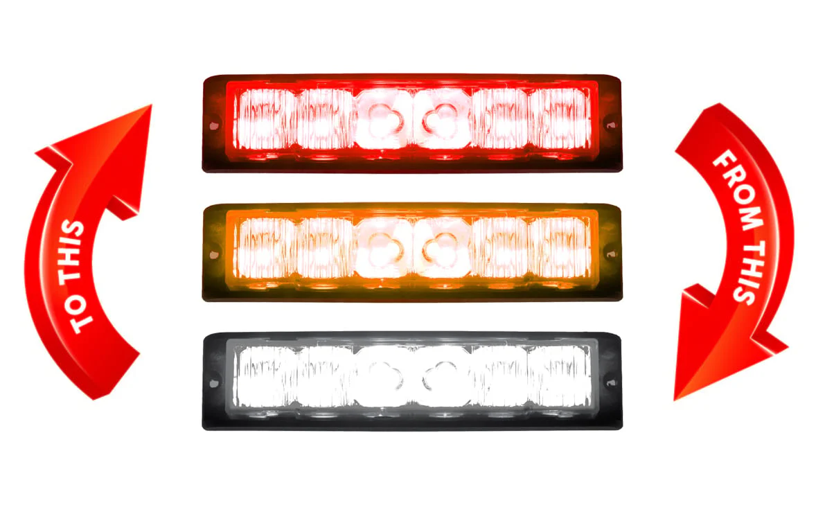 Strobes N' More E6TC Tri-Color LED Lighthead - Image 4