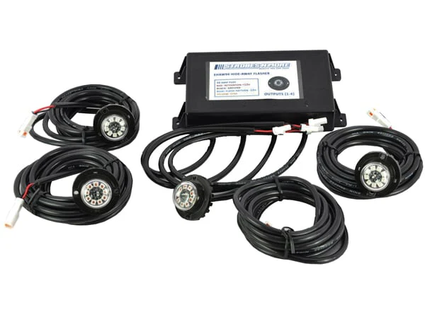 Strobes N' More E94 Four Head Hide Away Kit - Image 3
