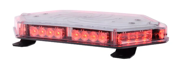 Strobes N' More Galaxy Elite LED Mini Lightbar with Permanent Mount