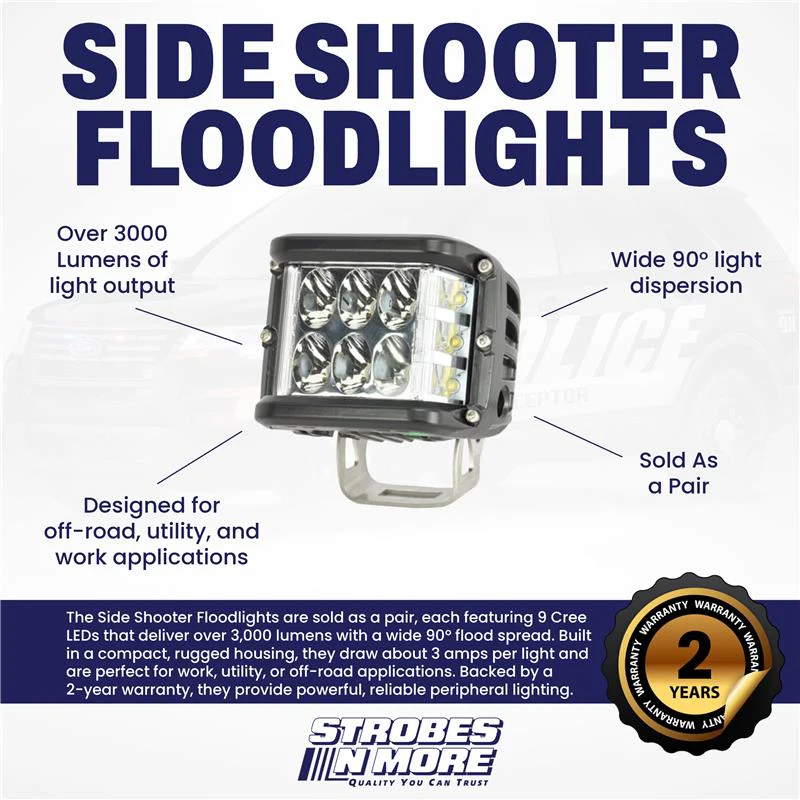 Strobes N' More Side Shooter Floodlights - Image 2
