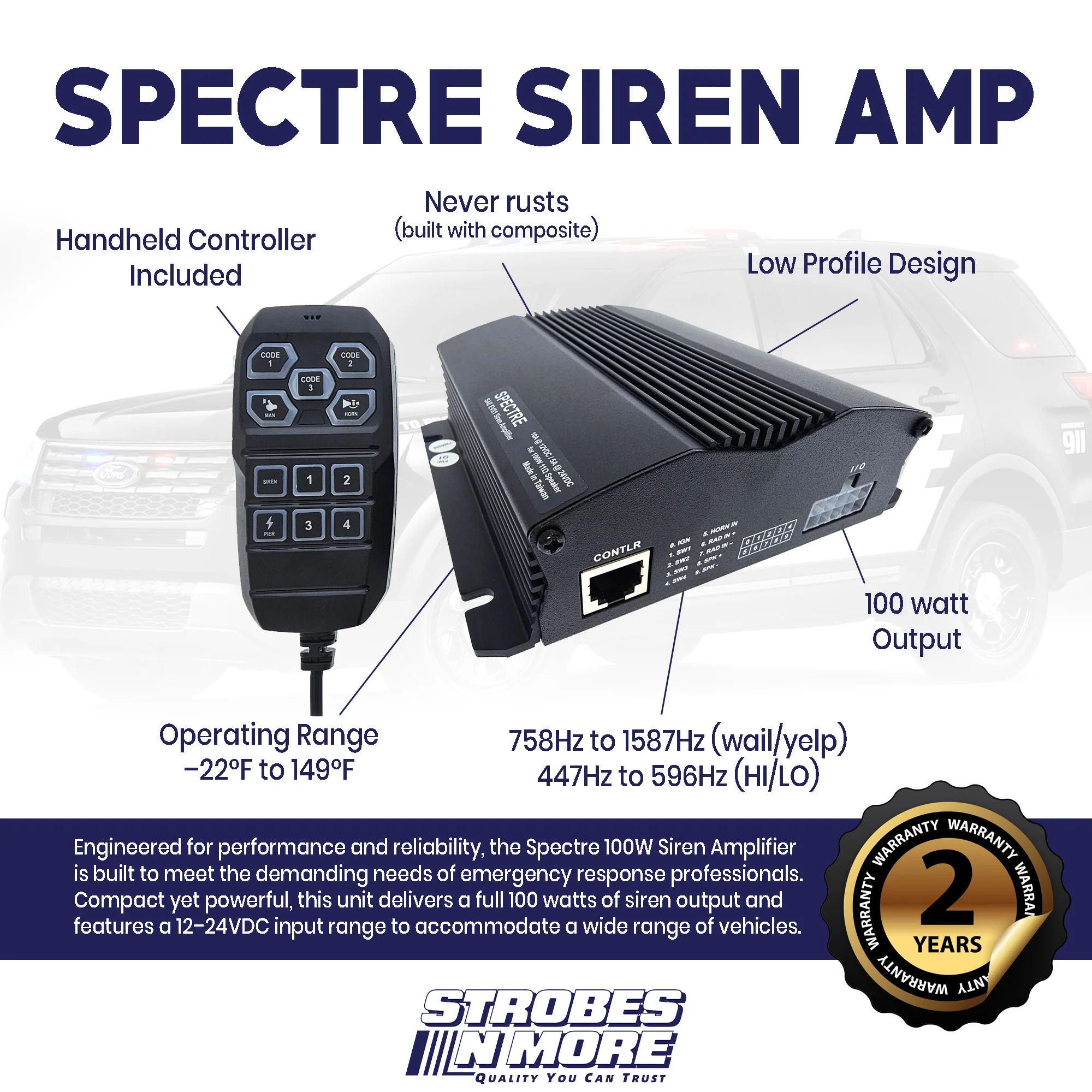 Strobes N' More Spectre Siren Amp - Image 2