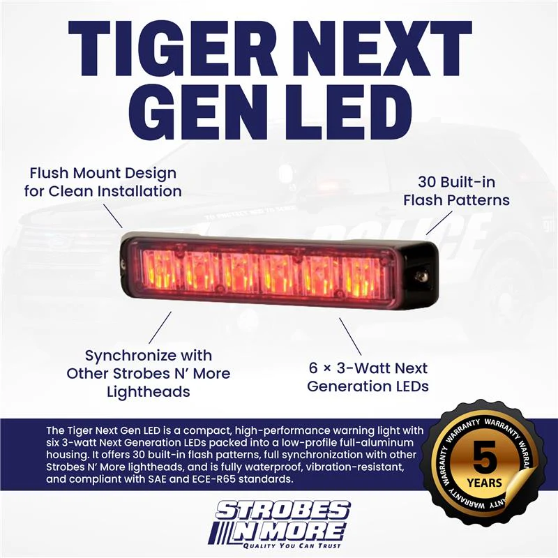 Strobes N' More Tiger 6 Next Gen LED - Image 2