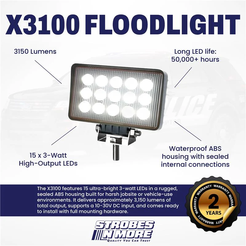 Strobes N' More X3100 Floodlight - Image 2