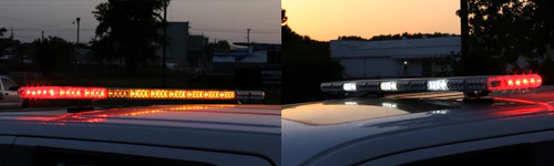 TowMate 48" Law Enforcement Light Bar W/full Front Take Down, Alley Lights, And Amber Arrows (Light Bar, Control Card, And Hard Mounts) - Image 3