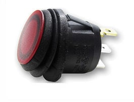 Universal Round Lighted Rocker Switch #8