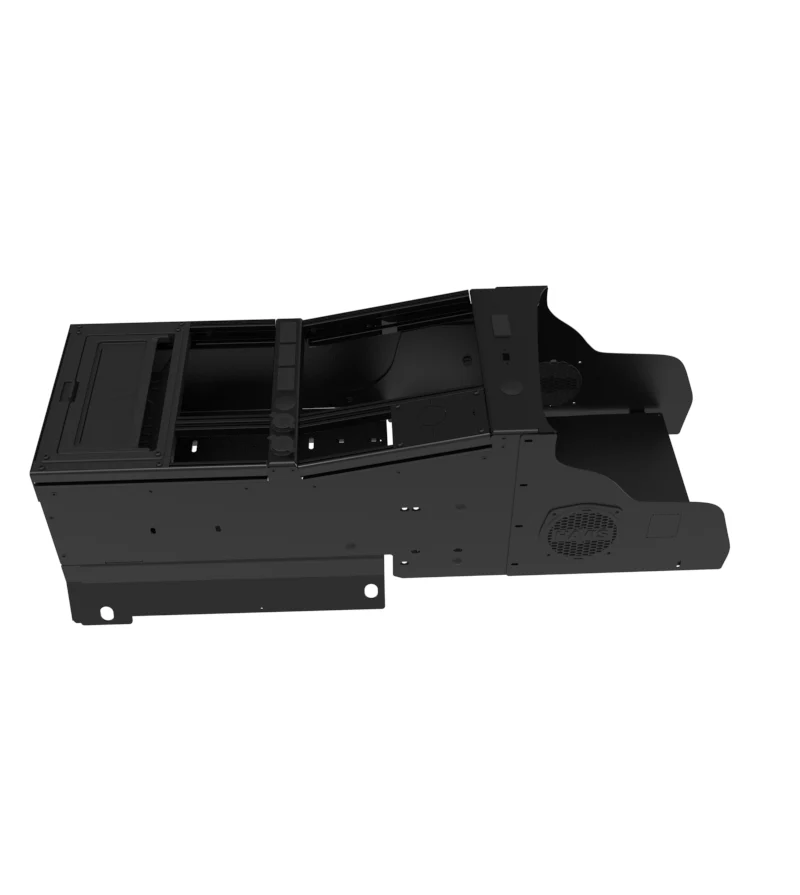 Vehicle-Specific 15″ Wide Angled Console with Internal PocketJet 8 Printer Mount for 2025 Chevrolet Tahoe Police Pursuit Vehicle - Image 6