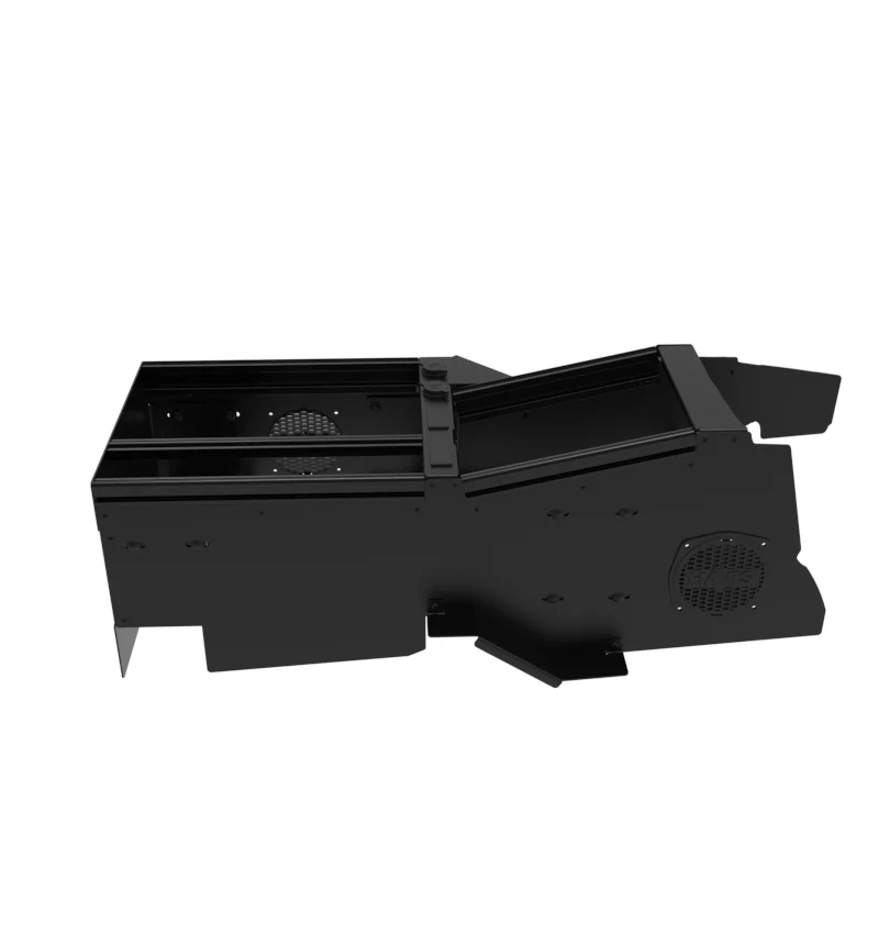 Vehicle-Specific 24″ Wide Angled Console for 2022-2025 RAM DJ 2500 With Manual Transfer case shifter and OEM console - Image 5