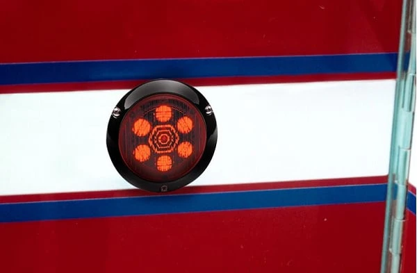 Whelen 4" Round Super LED Black Flange - Image 2