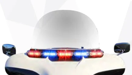 Whelen Harley Davidson Electra Glide Windshield Light Array